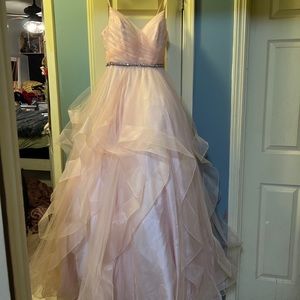 Blush pink princess ball gown
